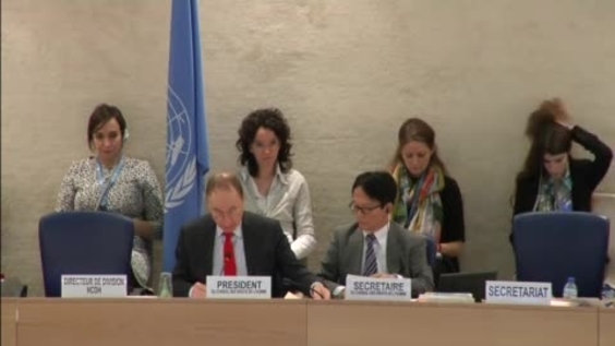Closing - 59th Meeting, 28th Regular Session Human Rights Council