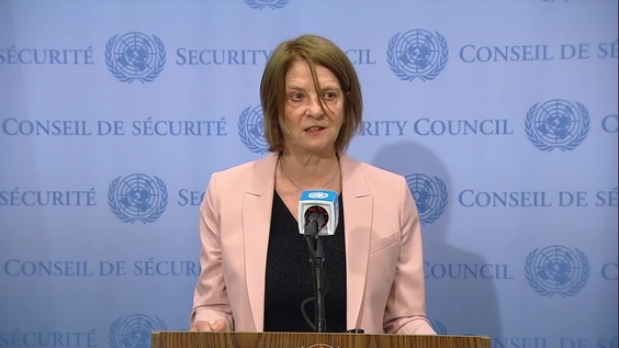 Mona Juul (Norway) on Ukraine - Security Council Media Stakeout