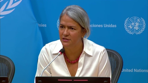 Press Briefing: Karla Quintana, Head of the Independent Institution on Missing Persons in the Syrian Arab Republic.