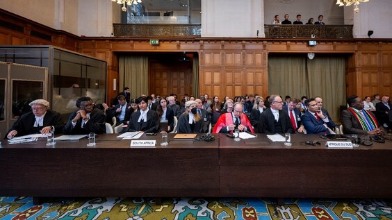 THE HAGUE – The International Court of Justice (ICJ) holds public hearings in the case South Africa v. Israel   - oral argument of Israel