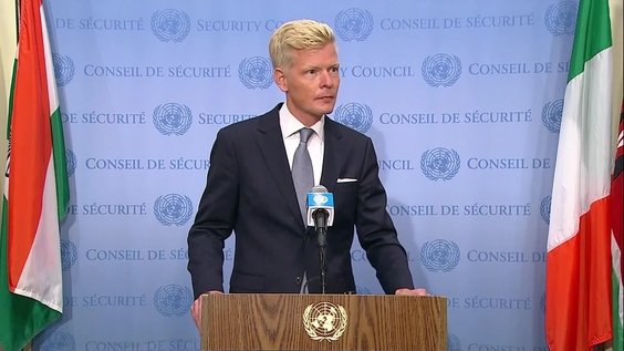 Hans Grundberg (UN Special Envoy for Yemen) on Yemen - Security Council Media Stakeout