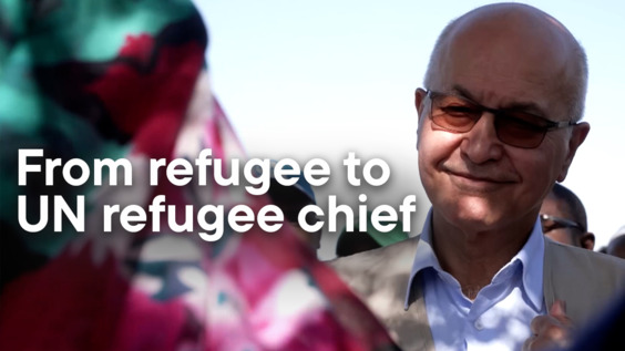 UN High Commissioner for Refugees on solutions and hope for forcibly displaced people 