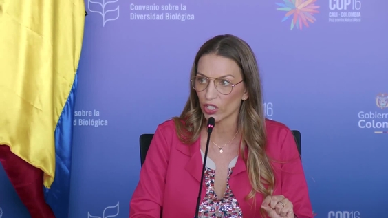 Press Conference: World Wildlife Fund at COP 16 – United Nations Biodiversity Conference 2024