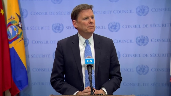 Colin Stewart (UNFICYP) on Cyprus - Security Council Media Stakeout