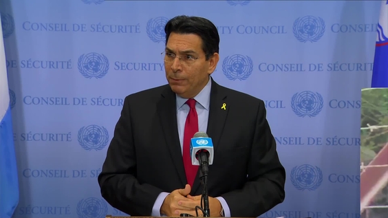 Danny Danon (Israel) on the situation in Lebanon - Security Council Media Stakeout (Middle East; Other matters)