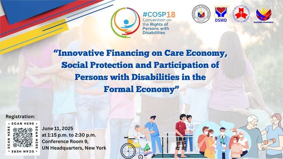 Innovative Financing on Care Economy, Social Protection and Participation of Persons with Disabilities in the Formal Economy