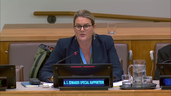 Third Committee, 30th plenary meeting - General Assembly, 79th session