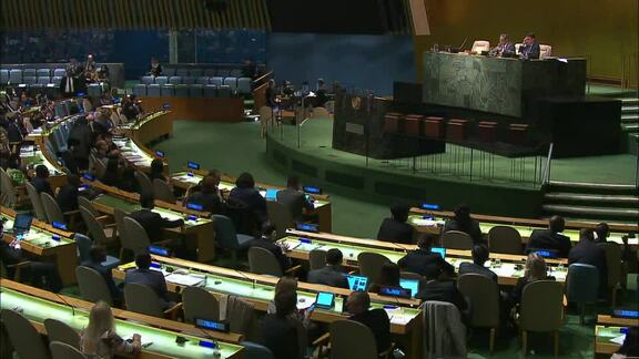 General Assembly Elects Chairs and Bureax of Main Committees - 6th Commitee, 34th Meeting