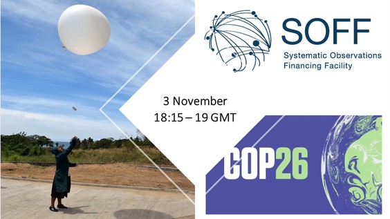 COP26: Creating the Systematic Observations Financing Facility - Innovating finance for weather and climate observations