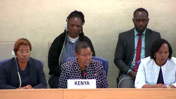 Kenya UPR Adoption - 49th Session of Universal Periodic Review