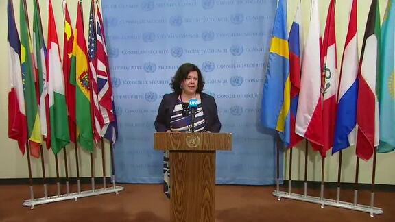 President of Security Council Briefs Press