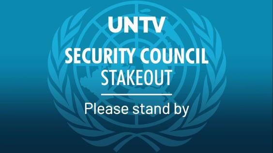 Security Council Media Stakeout