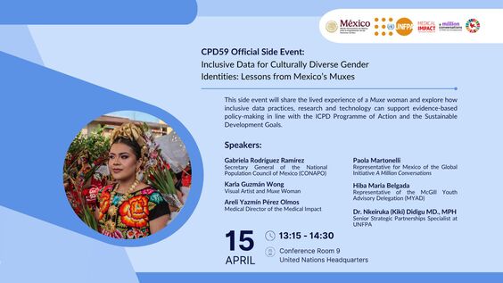 Inclusive Data for Culturally Diverse Gender Identities: Lessons from Mexico's Muxes (CPD59 Side Event)