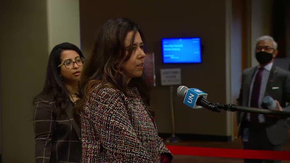 Lana Nusseibeh (United Arab Emirates) on Afghanistan, DPRK & Ukraine - Security Council Media Stakeout