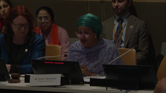 Amina J. Mohammed (UN Deputy Secretary-General) on the Implementing global plan of action for the Energy Decade