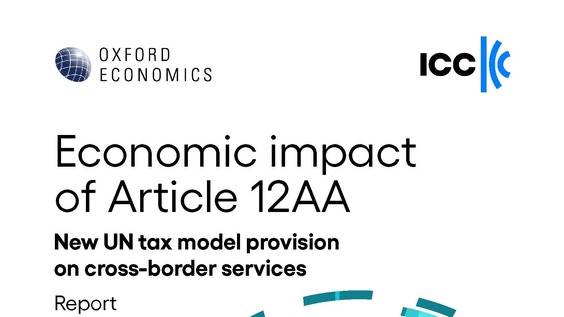 Economic Impact Assessment Art. 12AA UN Tax model (INC-4 Side Event)