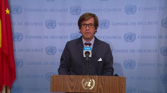 France on Mali - Security Council Media Stakeout 
