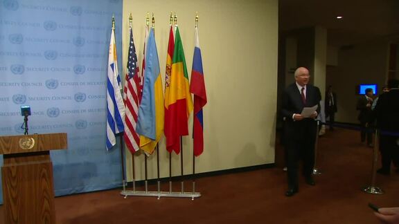 Security Council President Briefs Press on DPRK, Sudan and South Sudan, Palestine, Syria