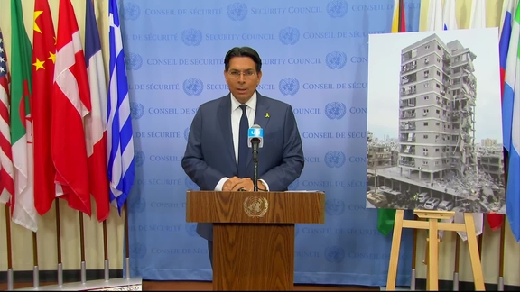 Danny Danon (Israel) on Iran - Security Council Media Stakeout
