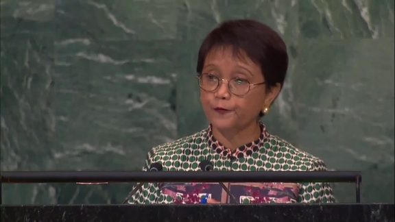 Indonesia - Minister for Foreign Affairs Addresses General Debate, 77th Session
