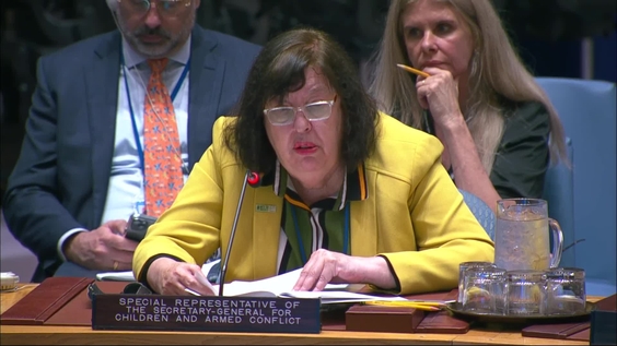 Virginia Gamba (Special Representative) on Children and Armed Conflict - Security Council,  9945th meeting