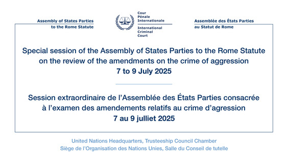(2nd meeting) Special session of the Assembly of States Parties to the Rome Statute on the review of the amendments on the crime of aggression