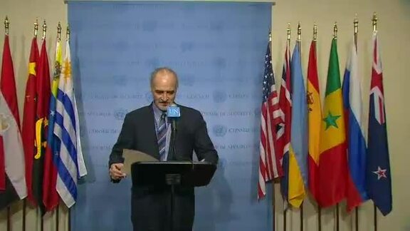 Syrian Representative Briefs Press