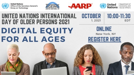 "Digital Equity for All Ages" - International Day of Older Persons 2021