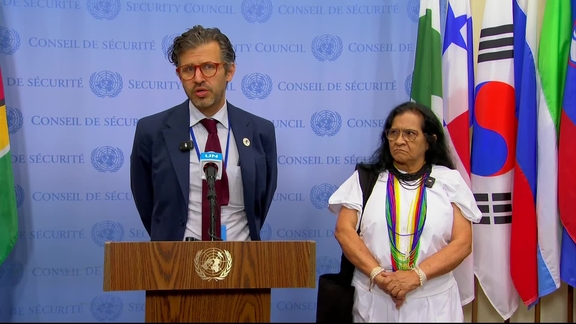 Mauricio Jaramillo (Colombia) on the UN Verification Mission in Colombia - Security Council Media Stakeout