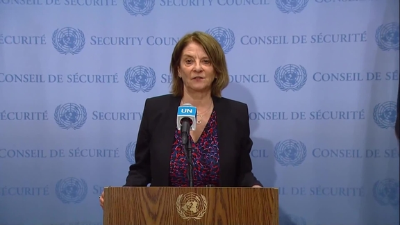 Mona Juul (Norway) on the UNAMA mandate in Afghanistan - Security Council Media Stakeout