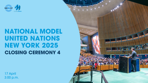 2025 National Model United Nations Conference (NMUN) - Closing Ceremony 4