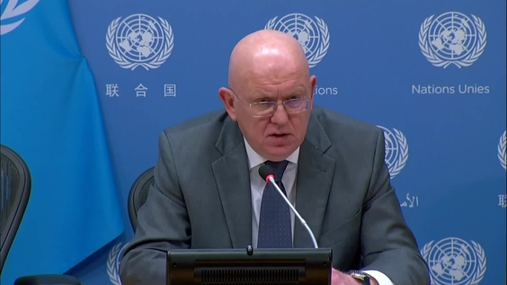 Press Conference: Ambassador Vassily Nebenzia, Permanent Representative of the Russian Federation and President of the Security Council for the month of April on the Security Council&#039;s Programme of Work for the month of April 2023