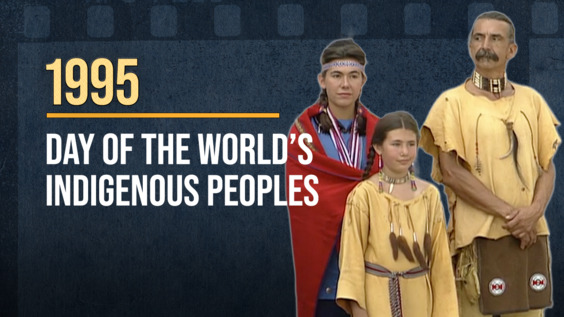 The First International Day of the World's Indigenous Peoples at UN Headquarters