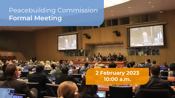 Peacebuilding Commission Formal Meeting