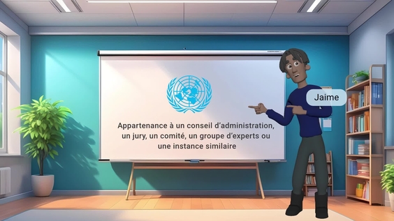Appartenance à un conseil d'administration, un jury, un comité, un groupe d'experts ou une instance similaire