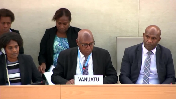 Vanuatu UPR Adoption - 46th Session of Universal Periodic Review