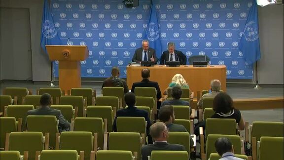 Peacekeeping Chief Briefs Reporters on Peacekeepers Day