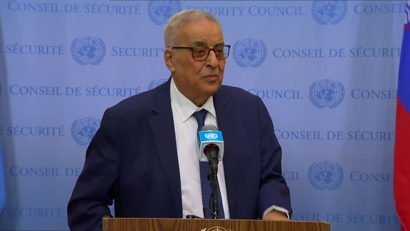 Abdallah Bou Habib (Lebanon) on the situation in Lebanon - Security Council Media Stakeout (Middle East; Other matters)
