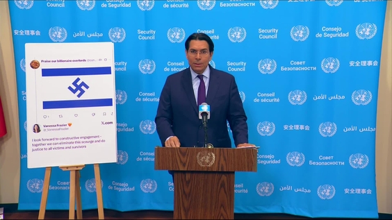 Danny Danon (Israel) - Security Council Media Stakeout