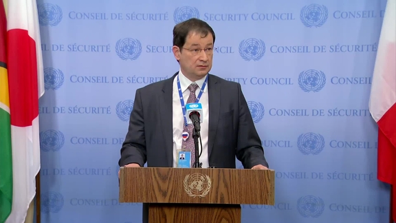 Dmitry Polyansky (Russia) on non-proliferation - Media Stakeout