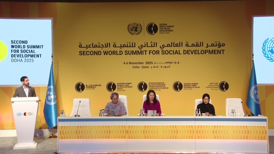 Closing Press Conference - Second World Summit for Social Development (Doha, Qatar 4-6 November 2025)