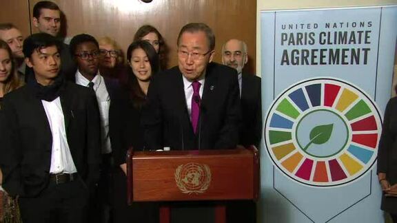 Secretary-General Briefs Press on Paris Climate Agreement