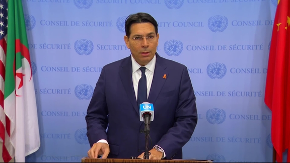 Media Stakeout: Ambassador Danny Danon (Israel)