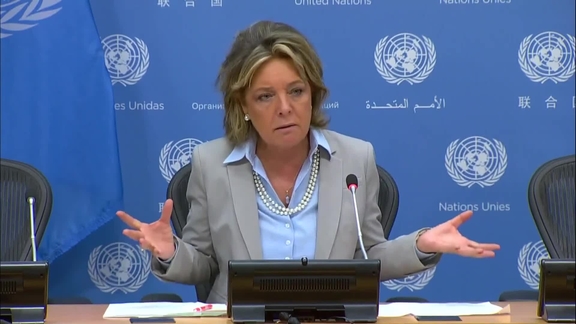 Yasmine Sherif (Education Cannot Wait) on child refugees - Press Conference