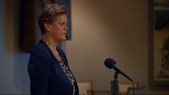 Barbara Woodward (United Kingdom) on Israel/Palestine and other topics - Security Council Media Stakeout