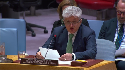 Miroslav Jenča (UNVMC) on Colombia - Security Council, 10095th meeting