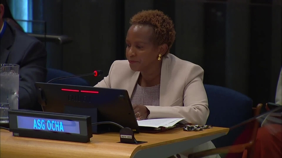 Joyce Msuya (OCHA) at the Briefing on the Pakistan floods pursuant to resolution 77/1 - General Assembly, Informal meeting, 78th session