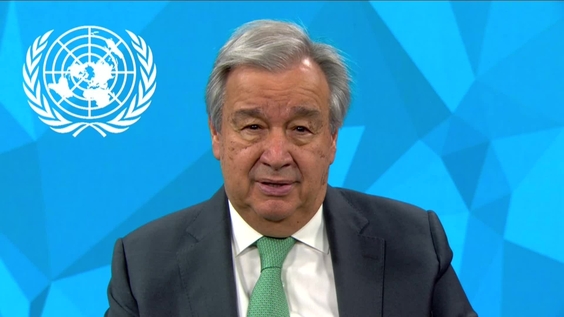 António Guterres (Secrétaire général de l'ONU) à l'occasion de la journée internationale de Nelson Mandela
