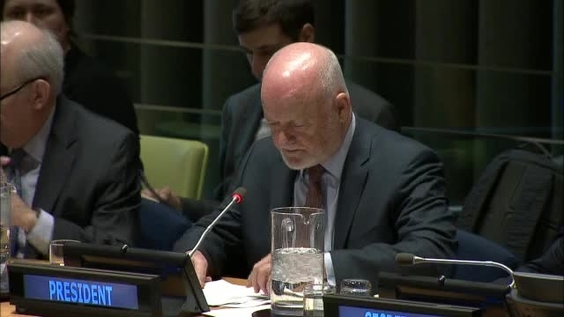 Peter Thomson (General Assembly President) on the Secretary-General's Call to Action on famine response and prevention - General Assembly, informal meeting, 71st session