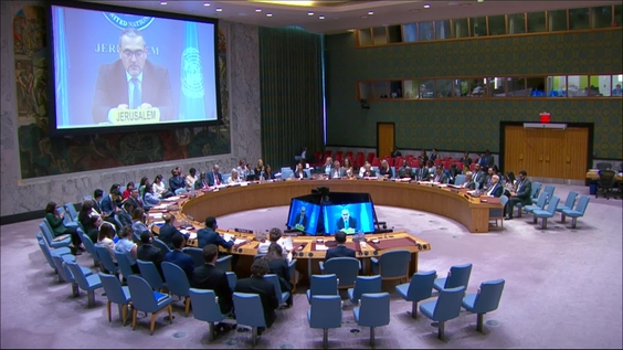 The situation in the Middle East, including the Palestinian question - Security Council, 10203rd meeting